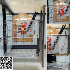 GIÁ DAO THỚT INOX 201 NAN DẸT - BDS 1635